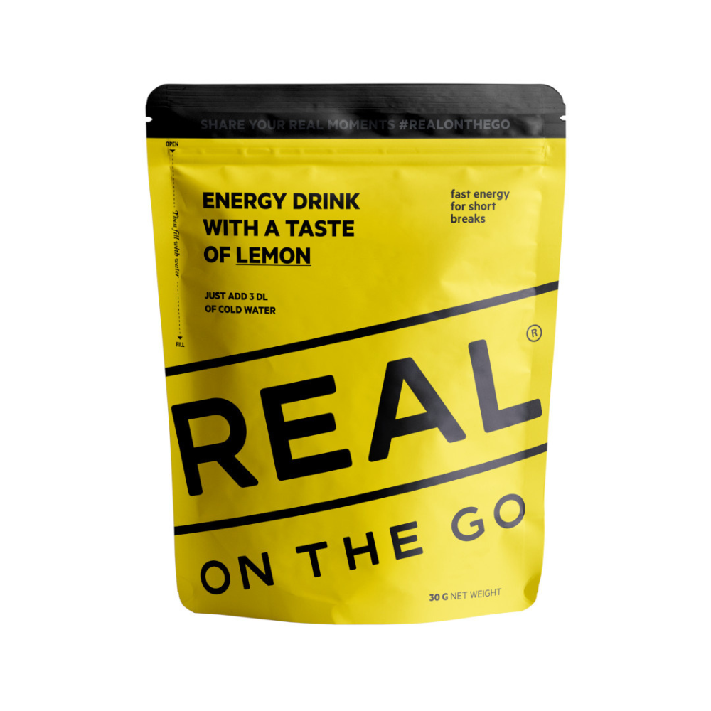 Real Turmat Energy Drink Lemon - Billede 2