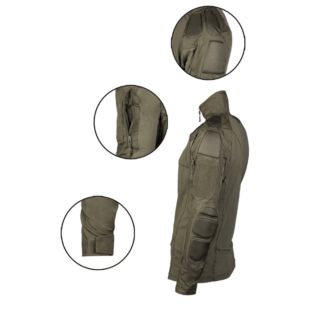 Grøn kampskjorte | OD COMBAT SHIRT CHIMERA – MIL-TEC - Billede 3