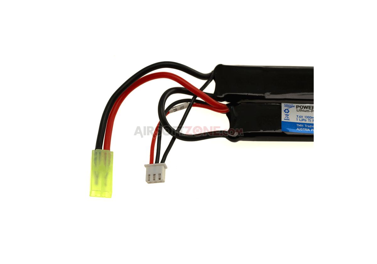 LiPo 7.4V 1300mAh 20C Twin Type – Pirate Arms - Billede 4