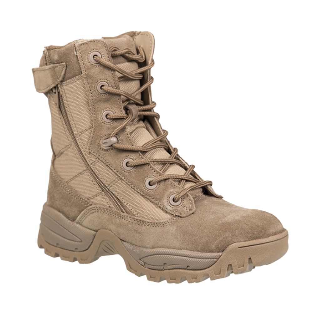 Mil-Tec – Tactical Boots Two-Zip – Coyote ørkenstøvler - Billede 2