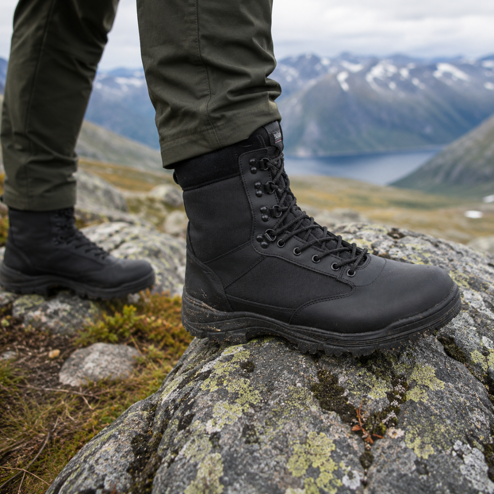 Mil-Tec – Black ‘SWAT BOOTS’ – Sorte vandrestøvler - Billede 6