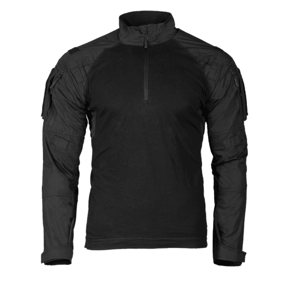 Sort felttrøje | BLACK TACTICAL FIELD SHIRT 2.0 – MIL-TEC - Billede 2