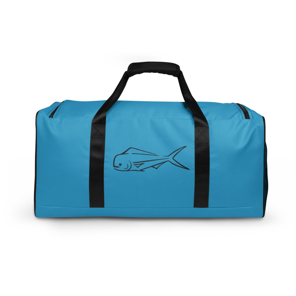 Guldmakrel Duffle bag – lys blå stor taske - Billede 2